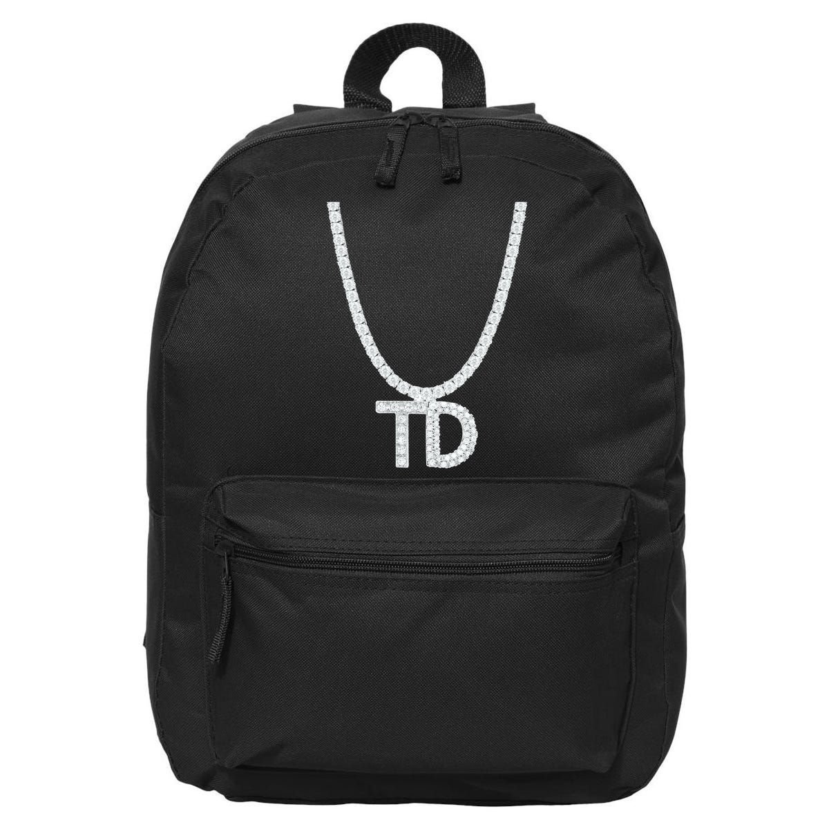 Td Diamond Chain Tommy Cutlets New York Italian Football 16 in Basic Backpack