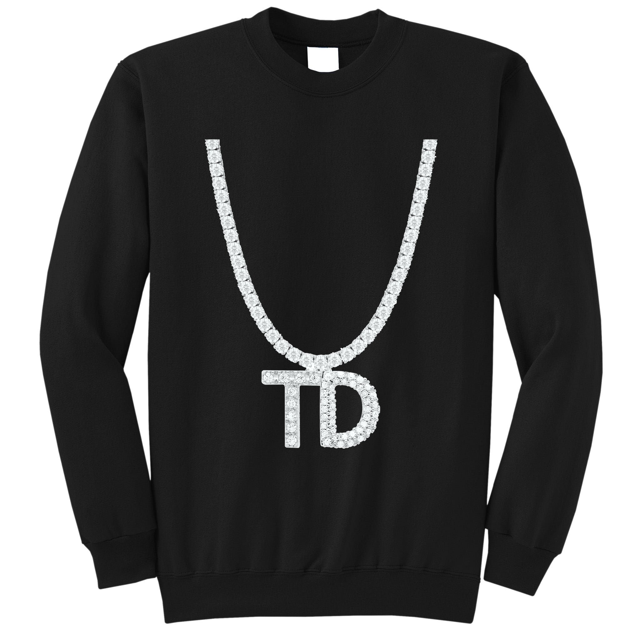 Td Diamond Chain Tommy Cutlets New York Italian Football Tall Sweatshirt