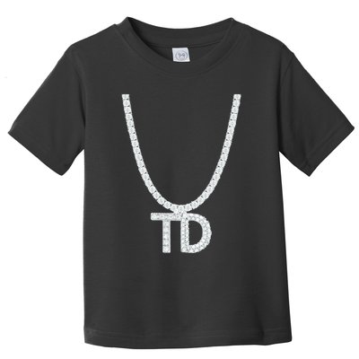 Td Diamond Chain Tommy Cutlets New York Italian Football Toddler T-Shirt