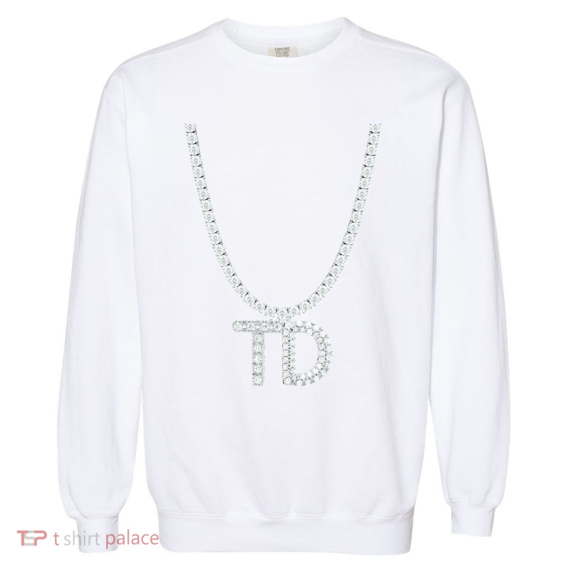 Td Diamond Chain Tommy Cutlets New York Italian Football Garment-Dyed Sweatshirt