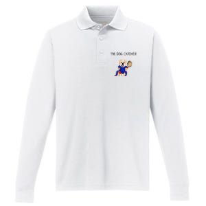 The Dog Catcher Performance Long Sleeve Polo