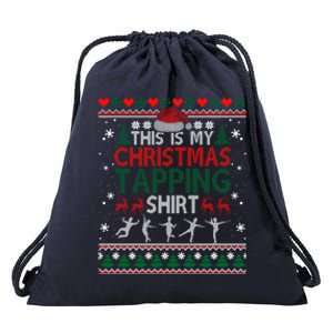 Tap Dancing Christmas Step Dancer Ballroom Great Gift Drawstring Bag