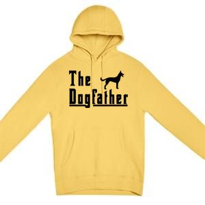 The Dogfather Cute Gift Ger Shepherd Dog Gift Cute Gift Premium Pullover Hoodie