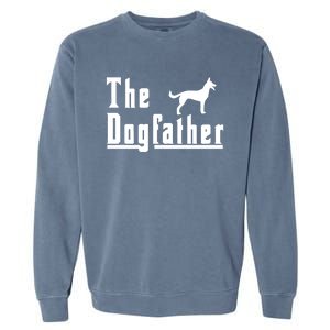 The Dogfather Cute Gift Ger Shepherd Dog Gift Cute Gift Garment-Dyed Sweatshirt