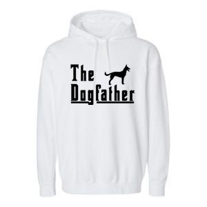 The Dogfather Cute Gift Ger Shepherd Dog Gift Cute Gift Garment-Dyed Fleece Hoodie