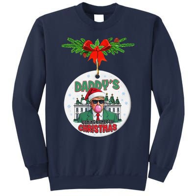 Trump DaddyS Coming Home For Christmas Funny Xmas Sweatshirt