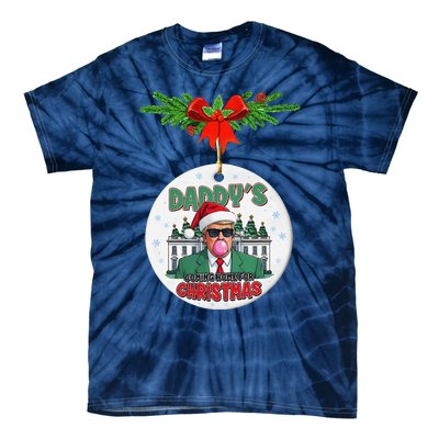 Trump DaddyS Coming Home For Christmas Funny Xmas Tie-Dye T-Shirt