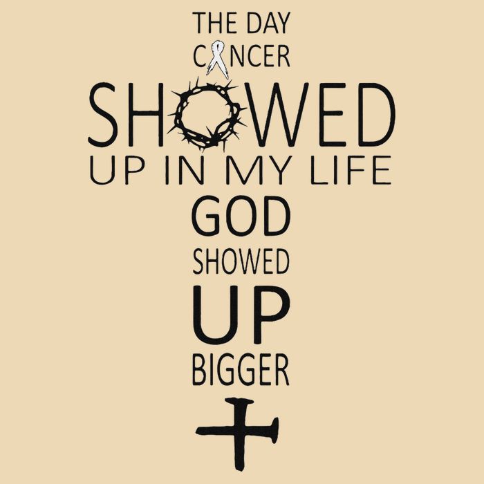 The Day Cancer Showed Up In My Life God Showed Up Bigger Bag