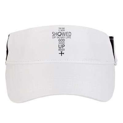 The Day Cancer Showed Up In My Life God Showed Up Bigger Adult Drive Performance Visor