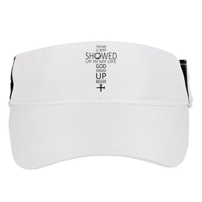 The Day Cancer Showed Up In My Life God Showed Up Bigger Adult Drive Performance Visor