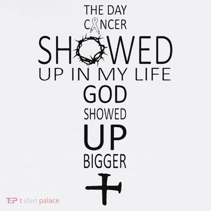 The Day Cancer Showed Up In My Life God Showed Up Bigger 11oz C Handle Ceramic Mug