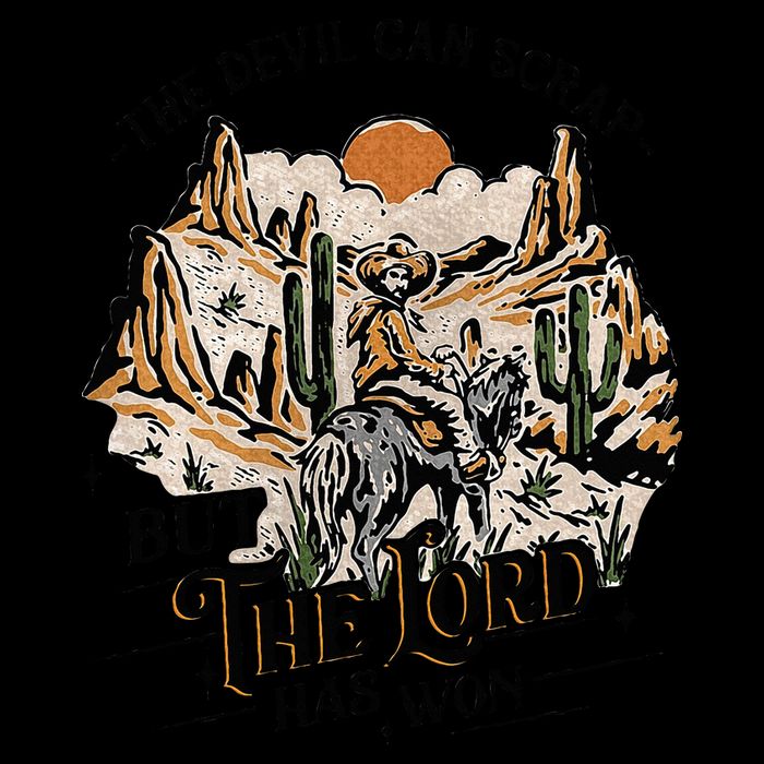 The Devil Can Scrap But The Lord Has Won Country Music 16oz Travel Tumbler
