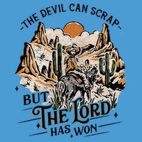 The Devil Can Scrap But The Lord Has Won Country Music Tie Dye Hoodie