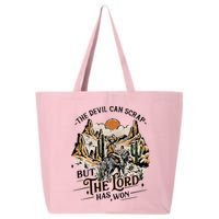 The Devil Can Scrap But The Lord Has Won Country Music 25L Jumbo Tote