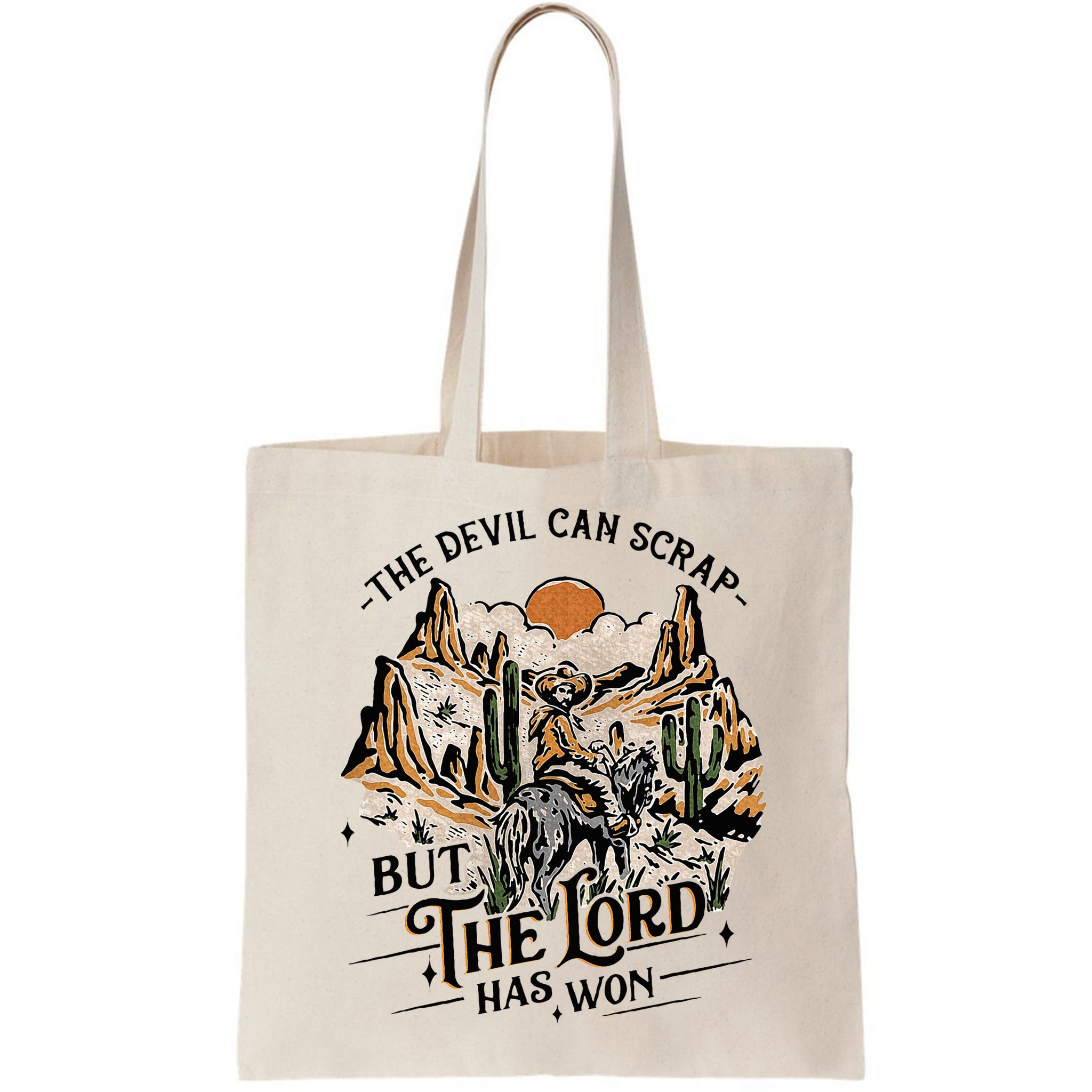The Devil Can Scrap But The Lord Has Won Country Music Bag