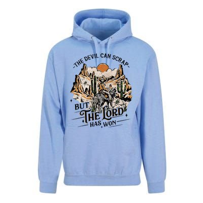 The Devil Can Scrap But The Lord Has Won Country Music Unisex Surf Hoodie