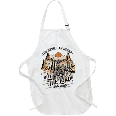 The Devil Can Scrap But The Lord Has Won Country Music Apron