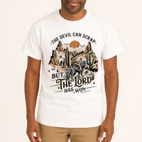 The Devil Can Scrap But The Lord Has Won Country Music Tall T-Shirt