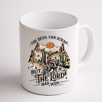 The Devil Can Scrap But The Lord Has Won Country Music Mug