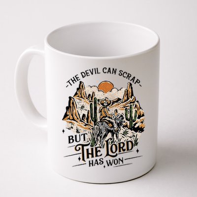 The Devil Can Scrap But The Lord Has Won Country Music Mug