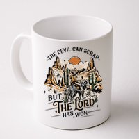The Devil Can Scrap But The Lord Has Won Country Music Mug