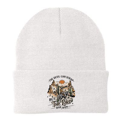 The Devil Can Scrap But The Lord Has Won Country Music Beanie