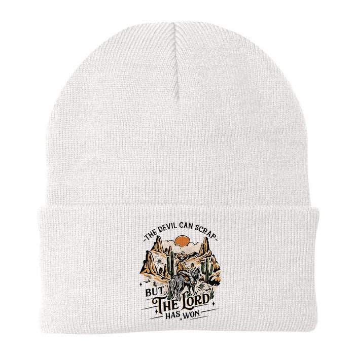 The Devil Can Scrap But The Lord Has Won Country Music Beanie