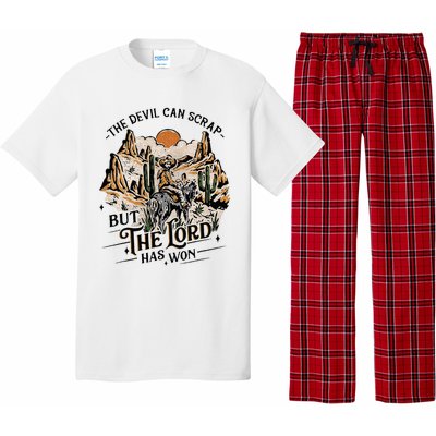 The Devil Can Scrap But The Lord Has Won Country Music Pajama Set