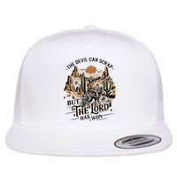 The Devil Can Scrap But The Lord Has Won Country Music Flatbill Hat