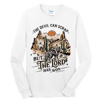 The Devil Can Scrap But The Lord Has Won Country Music Tall Long Sleeve T-Shirt