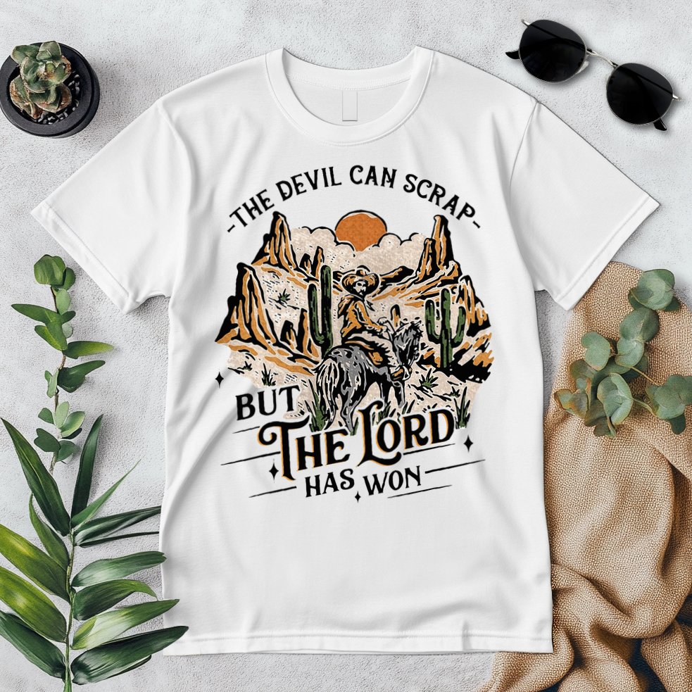 The Devil Can Scrap But The Lord Has Won Country Music Premium T-Shirt