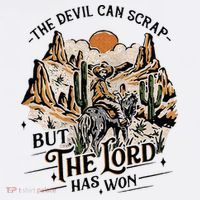The Devil Can Scrap But The Lord Has Won Country Music Premium T-Shirt