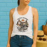The Devil Can Scrap But The Lord Has Won Country Music Womens Tank Top