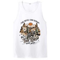 The Devil Can Scrap But The Lord Has Won Country Music PosiCharge Competitor Tank