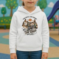 The Devil Can Scrap But The Lord Has Won Country Music Kids Hoodie