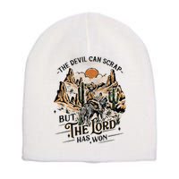 The Devil Can Scrap But The Lord Has Won Country Music Short Acrylic Beanie