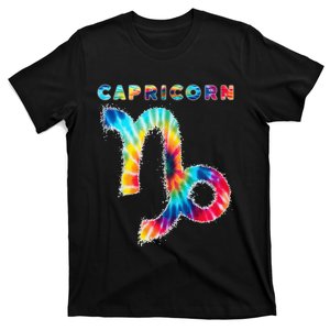 Tie Dye Capricorn Zodiac Sign Astrology Horoscope T-Shirt