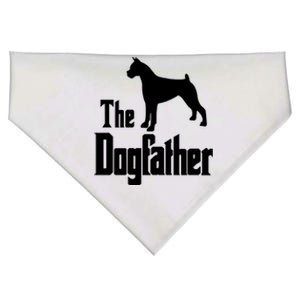 The Dogfather Cute Gift Funny Dog Gift Funny Boxer Dog Great Gift USA-Made Doggie Bandana