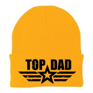 Top Dad Cool Fathers Day Gift Knit Cap Winter Beanie