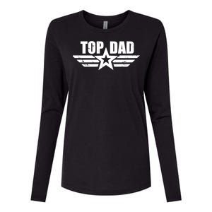 Top Dad Cool Fathers Day Gift Womens Cotton Relaxed Long Sleeve T-Shirt