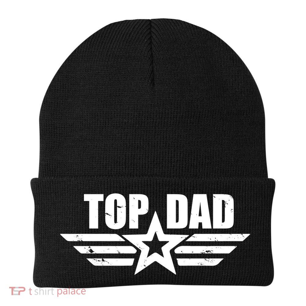 Top Dad Cool Fathers Day Gift Beanie