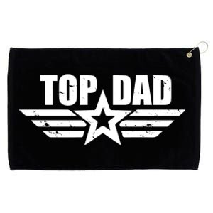 Top Dad Cool Fathers Day Gift Grommeted Golf Towel