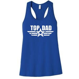 Top Dad Cool Fathers Day Gift Women's Racerback Tank