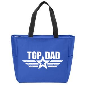 Top Dad Cool Fathers Day Gift Zip Tote Bag