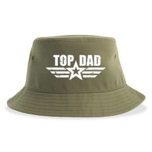 Top Dad Cool Fathers Day Gift Sustainable Bucket Hat