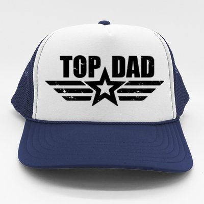 Top Dad Cool Fathers Day Gift Trucker Hat