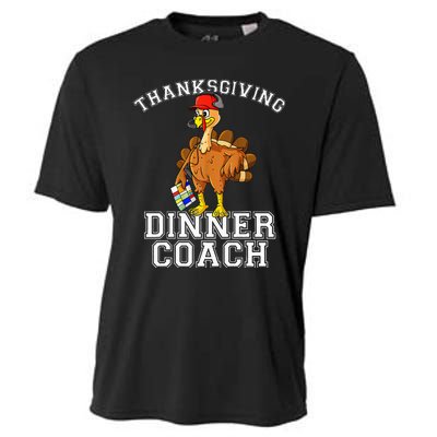 Turkey Day Culinary Expert Hilarious Thanksgiving Chef Cooling Performance Crew T-Shirt