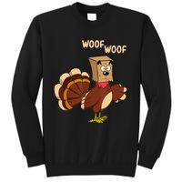 Thanksgiving Dog Costume Hilarious Turkey Woof Outfit Sweatshirt