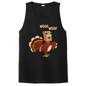 Thanksgiving Dog Costume Hilarious Turkey Woof Outfit PosiCharge Competitor Tank