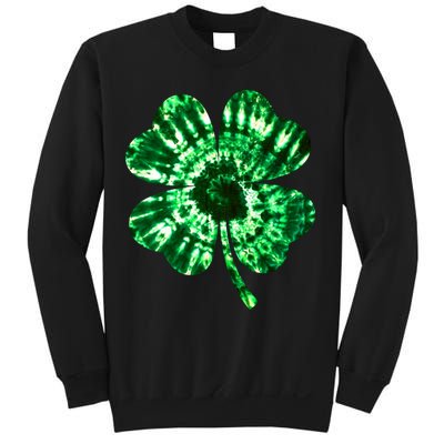 Tie Dye Clover St Patrick's Day Sweatshirt
